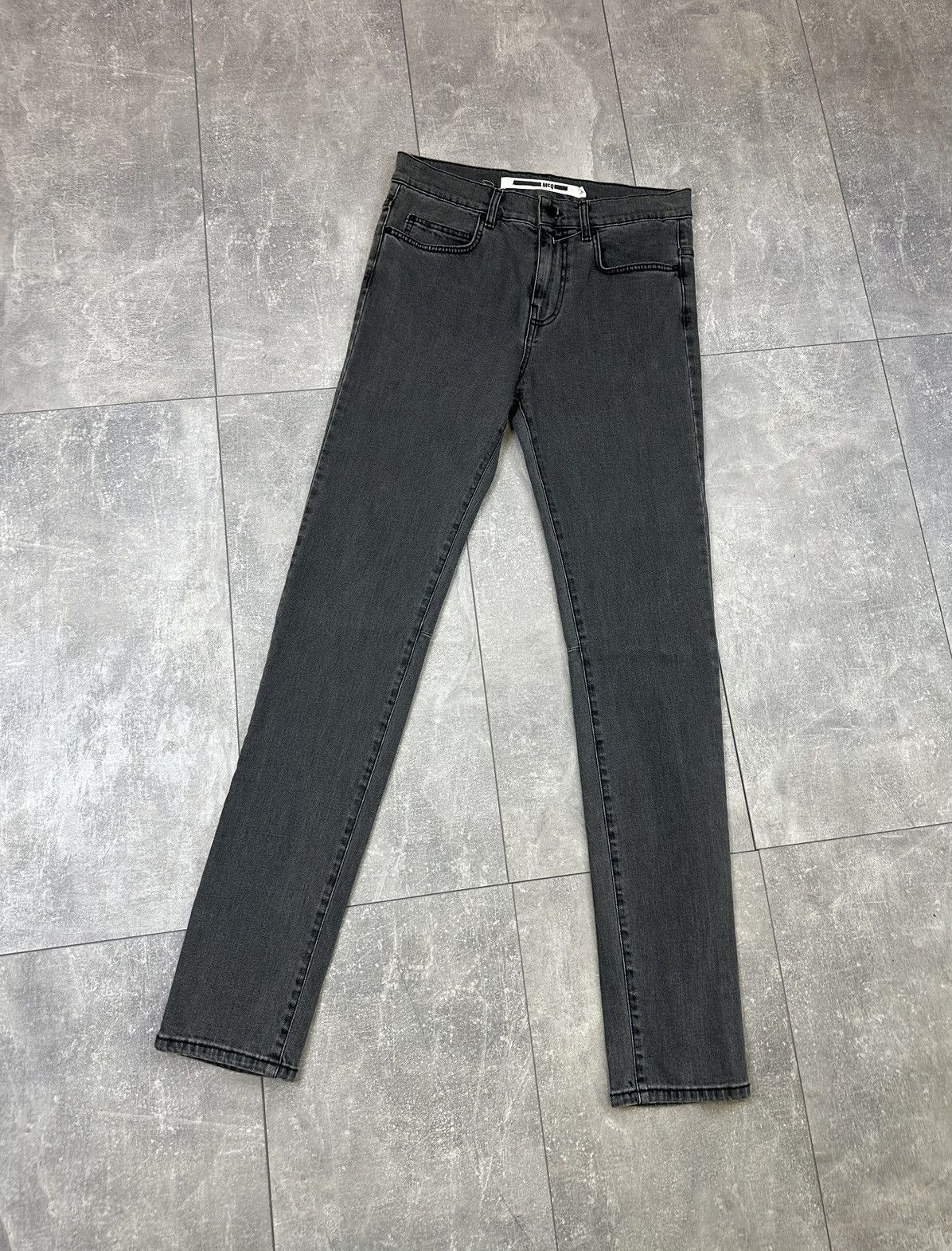 Alexander McQueen Alexander McQueen Vintage Luxury Grey Jeans Size US 29 - 6 Thumbnail