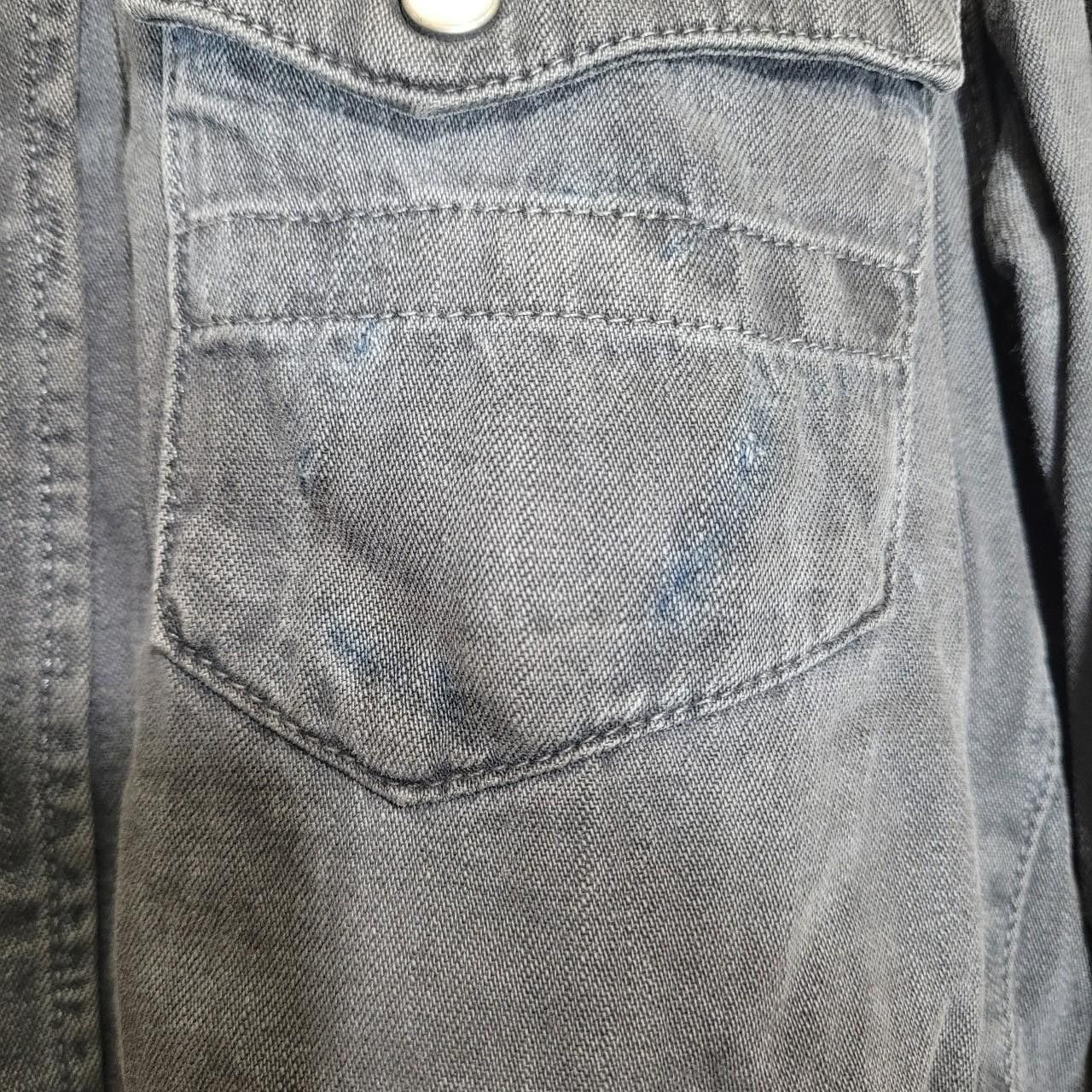 Number (N)ine SS08 washed denim western button up Size US L / EU 52-54 / 3 - 2 Thumbnail