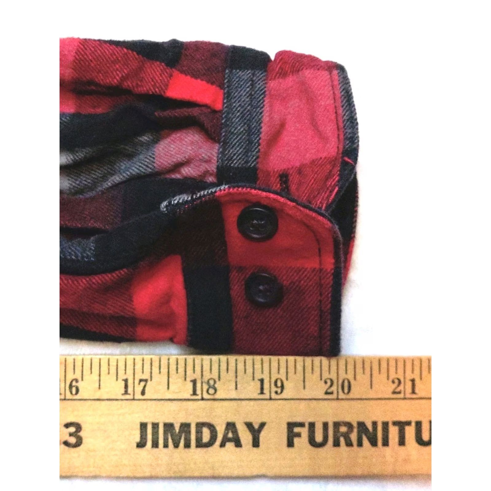 Vintage Five Brother Heavy Weight Deluxe Flannel Shirt Mens L Red Black Plaid Button-Up Shirt Long Sleeve Size US L / EU 52-54 / 3 - 8 Thumbnail