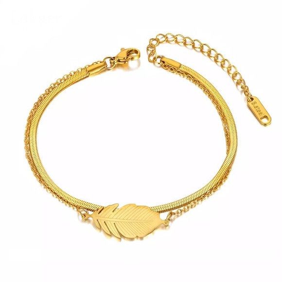 Other Women Stainless Steel Snake Chain Bracelet Size ONE SIZE - 1 Thumbnail