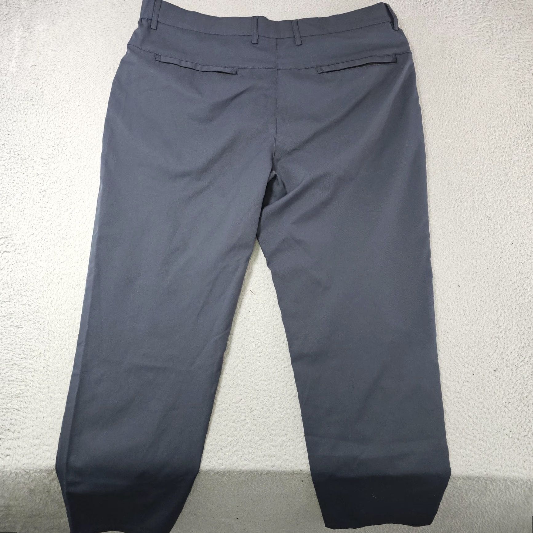 Vintage VINTAGE: No — Jack Archer Pants Mens 35x28 Deep Blue Straight Fit Chino Casual Tech Travel Size US 35 - 6 Thumbnail