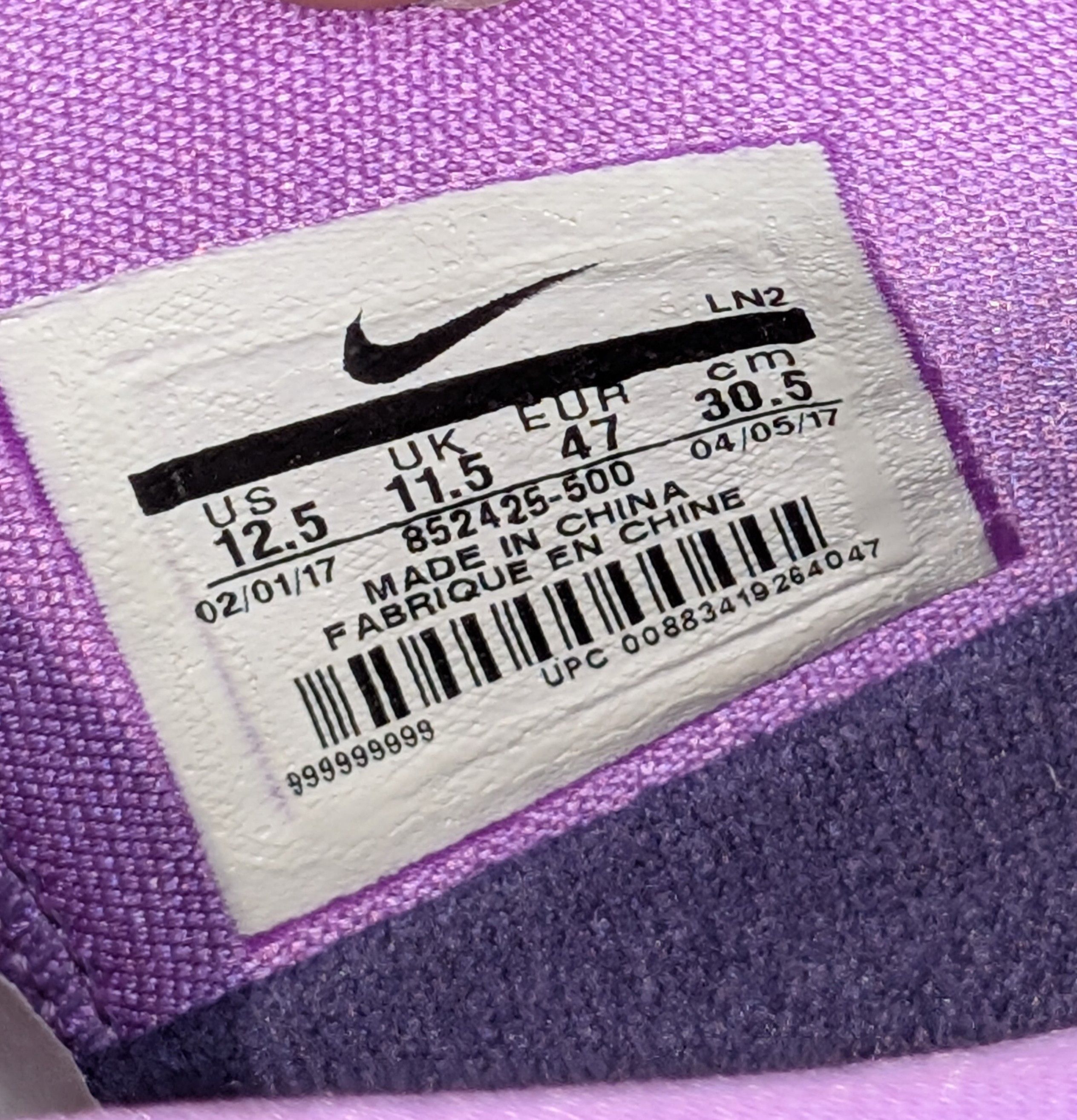 Nike Nike Kobe AD Purple Stardust VNDS Size US 12.5 / EU 45-46 - 3 Thumbnail