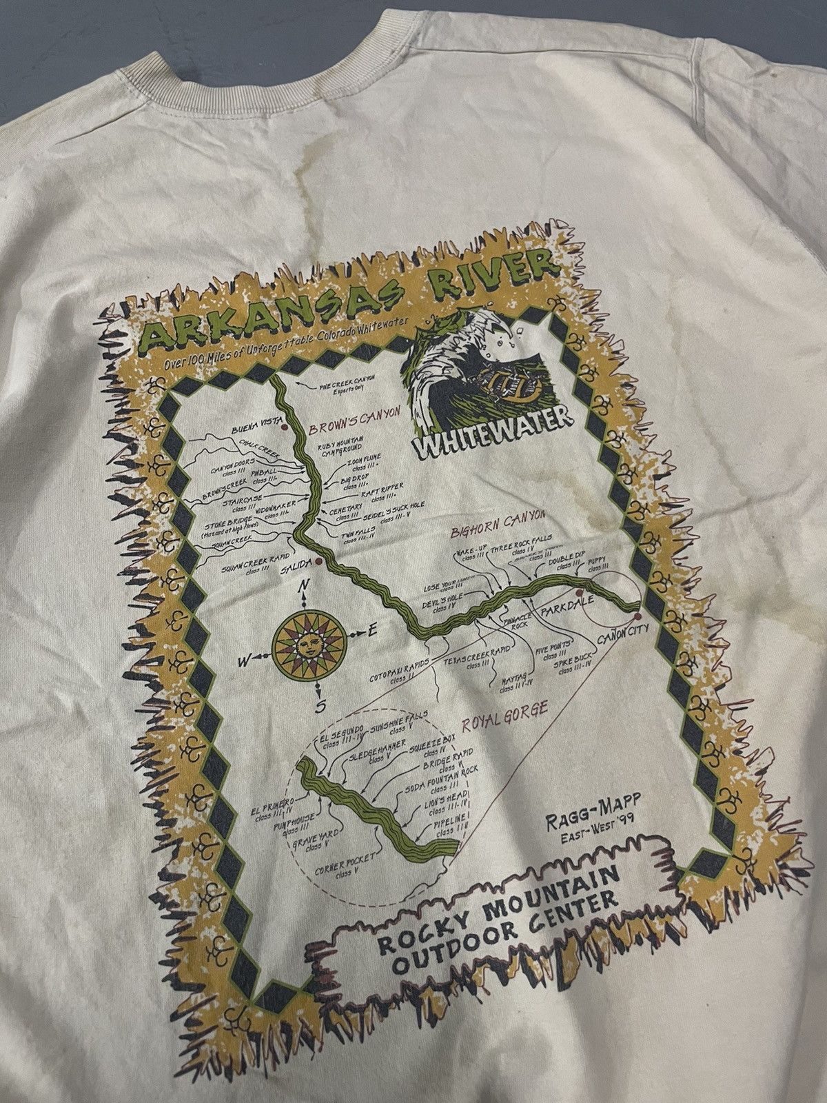 Fruit Of The Loom Vintage Arkansas River Size US L / EU 52-54 / 3 - 7 Thumbnail