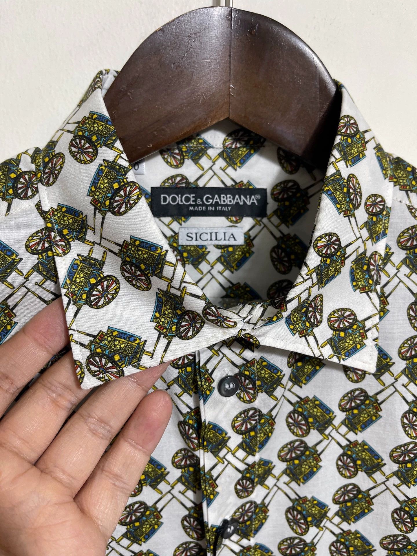 Dolce & Gabbana Dolce & Gabbana Long Sleeve Shirt 40 Size US M / EU 48-50 / 2 - 3 Thumbnail