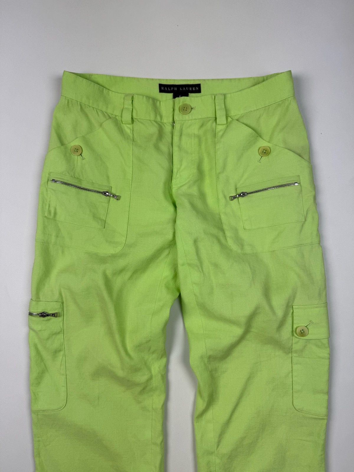 Ralph Lauren Black Label Ralph Lauren Black Label Linen Blend Capri Cargo Pants Size 27" / US 4 / IT 40 - 5 Thumbnail