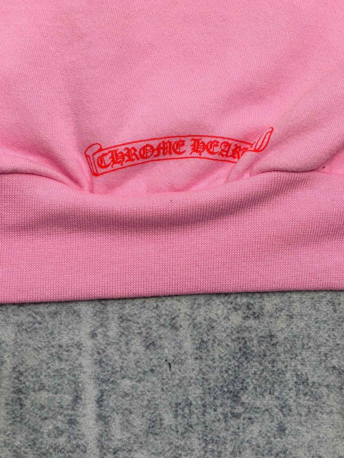 Chrome Hearts Chrome Hearts USA Script Logo Pink Pullover hoodie Size L / US 10 / IT 46 - 5 Thumbnail