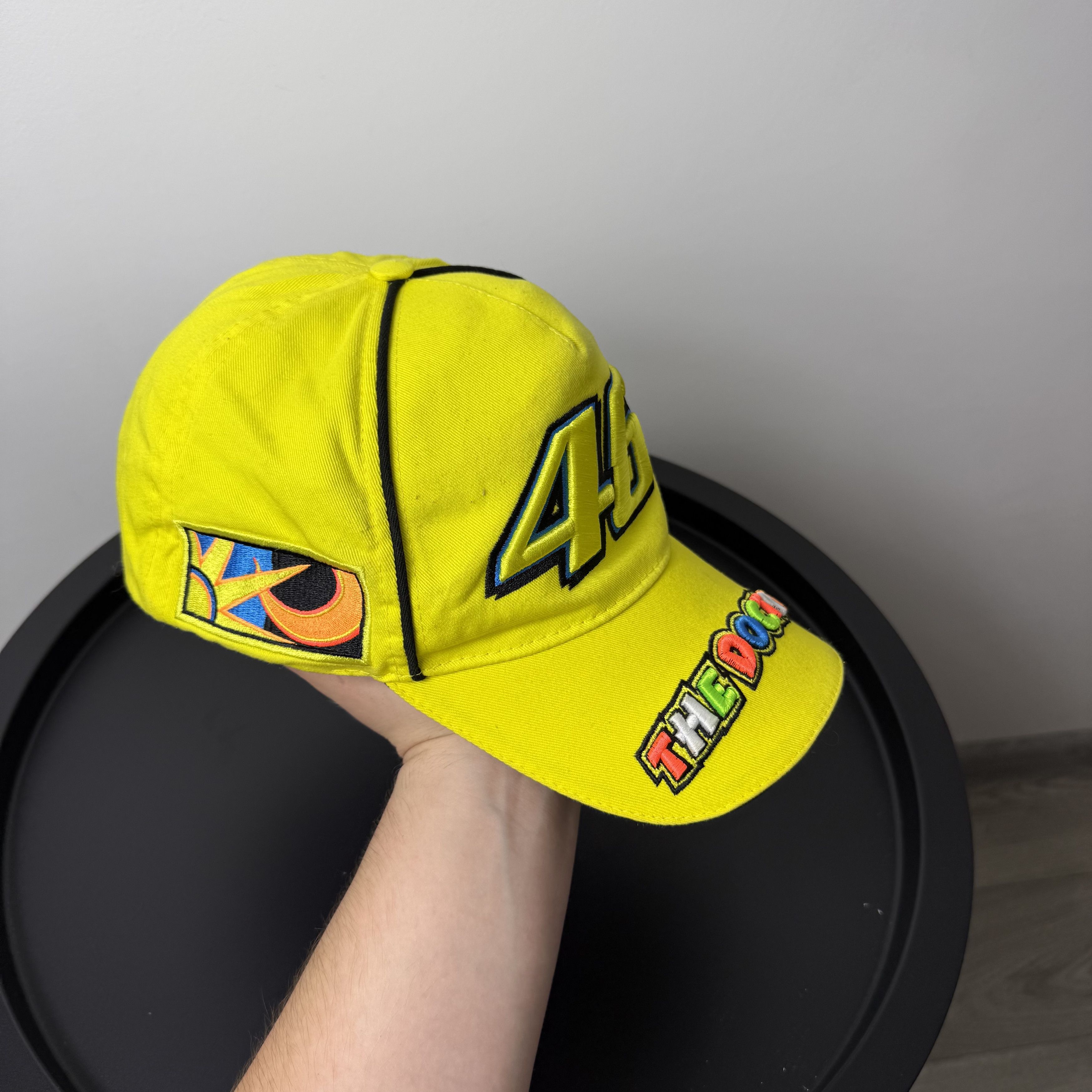 Vintage 46 The Doctor Valentino Rossi Racing Yellow Baseball Cap Hat Size ONE SIZE - 6 Thumbnail