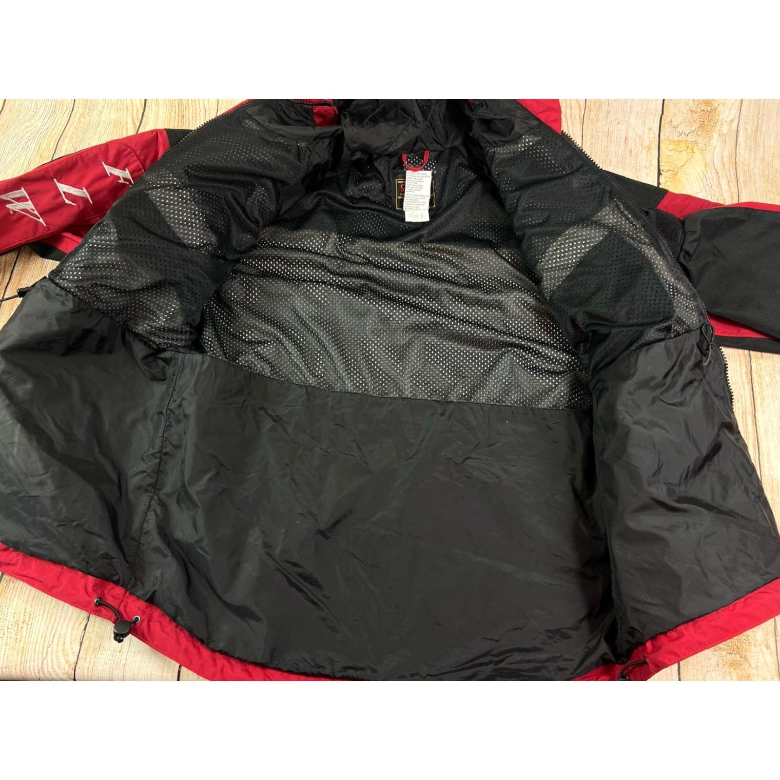 Rains Stearns Mens Rain Coat Jacket Drywear FLW Tour by Stearn Red Black Hooded M Size US M / EU 48-50 / 2 - 3 Thumbnail