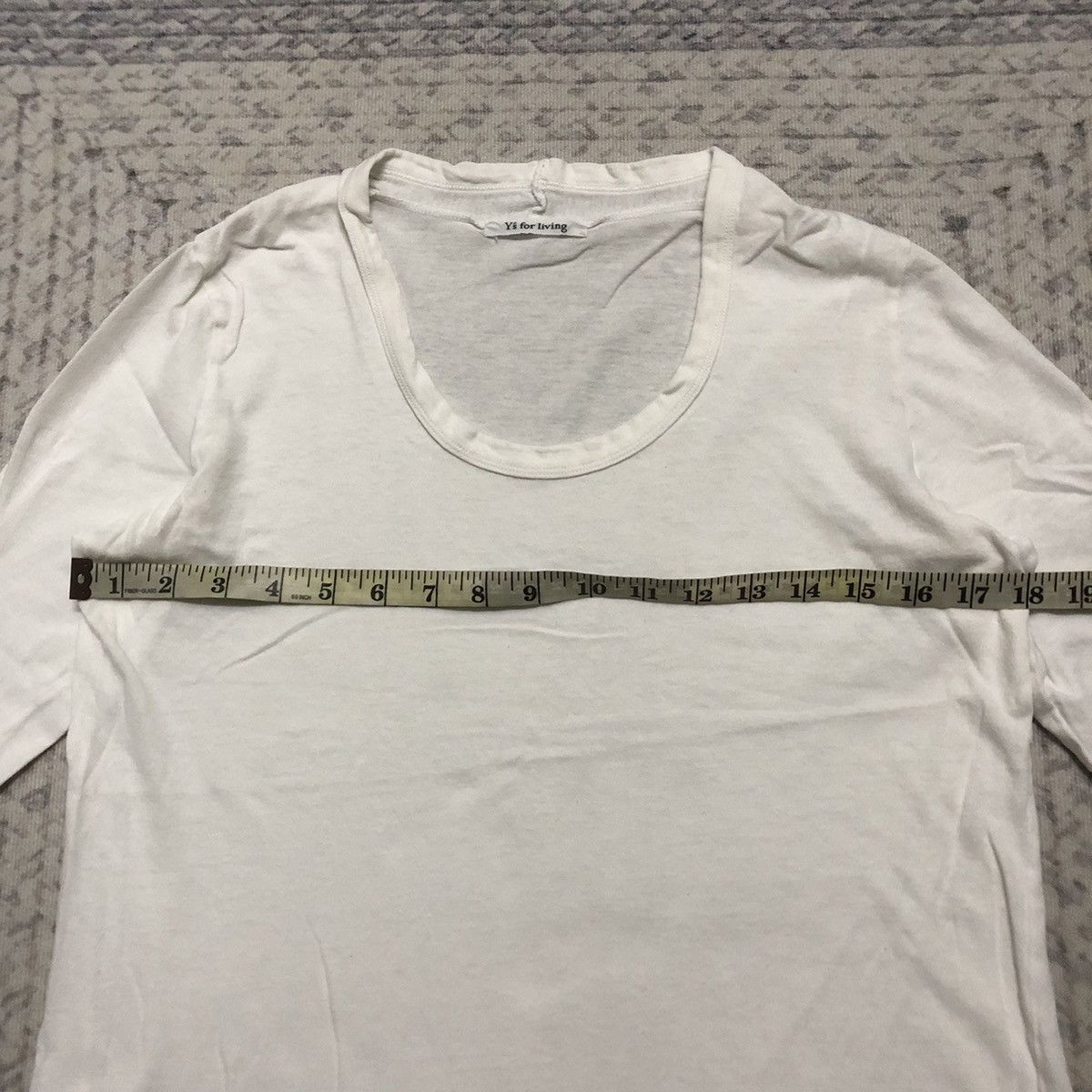 Yohji Yamamoto Distressed Vintage Y’s For Living by Yohji Yamamoto 3/4 Tees Size US XS / EU 42 / 0 - 18 Thumbnail