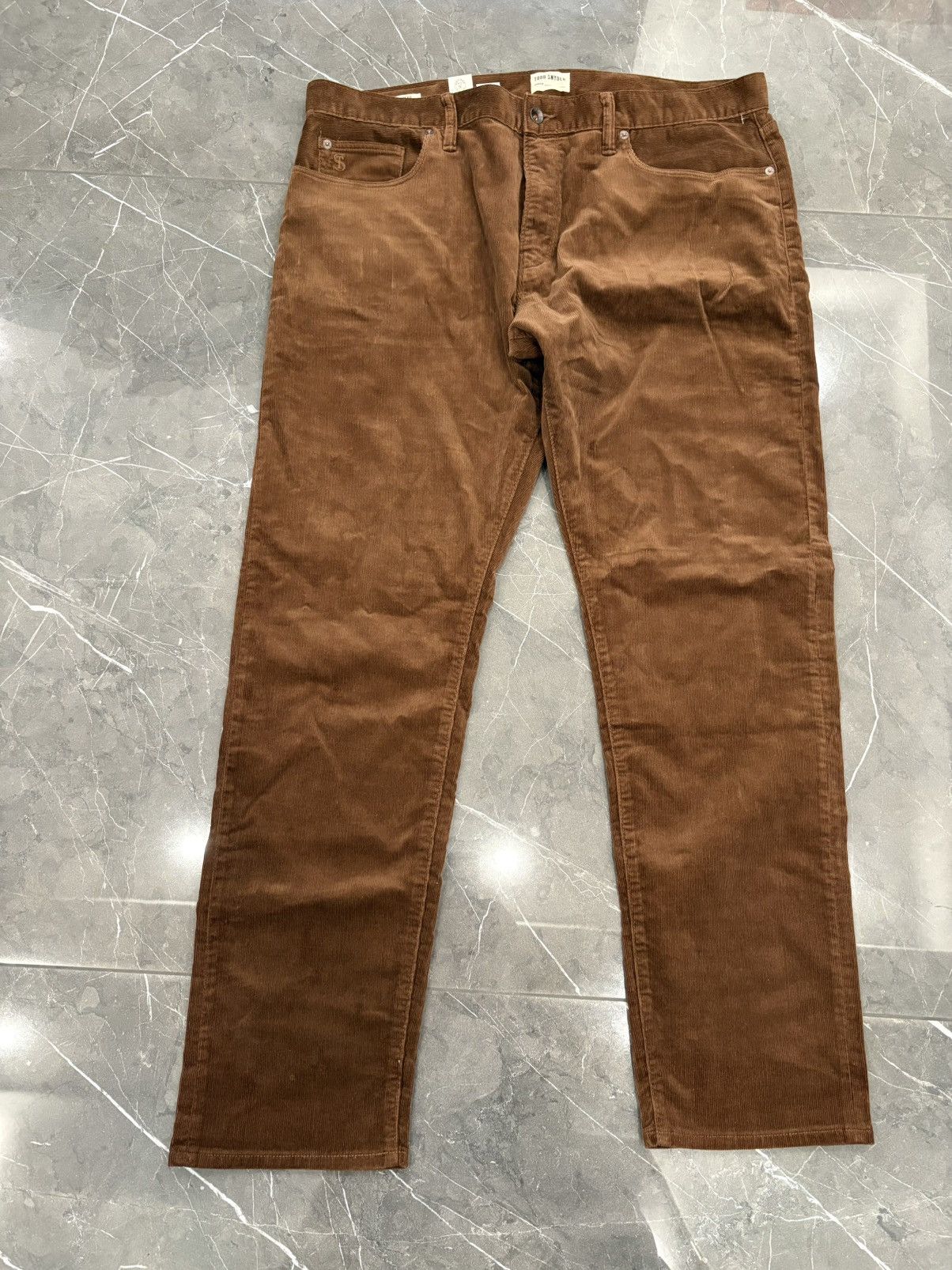 Todd Snyder NWT Todd Snyder New York Slim Washed 5 Pocket Cord Pants Size US 39 - 3 Thumbnail