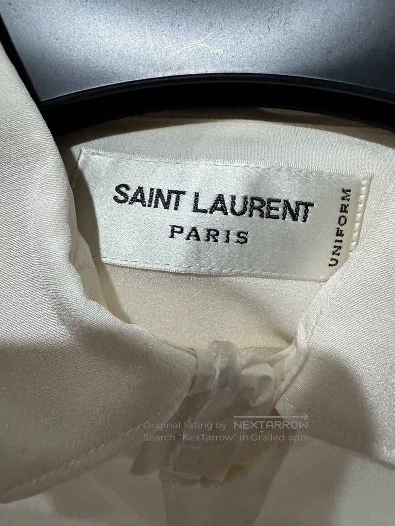 Saint Laurent Paris Saint Laurent Paris Silk Shirt Size XS / US 0-2 / IT 36-38 - 2 Thumbnail