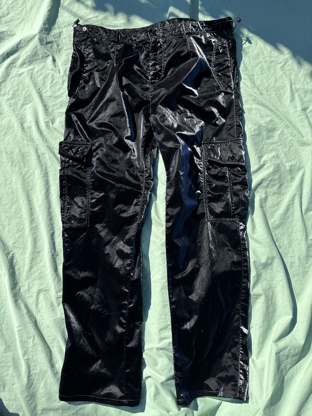 Dolce & Gabbana Dolce & Gabbana cargo pants iridescent black sz54 Size US 38 / EU 54 - 1 Thumbnail