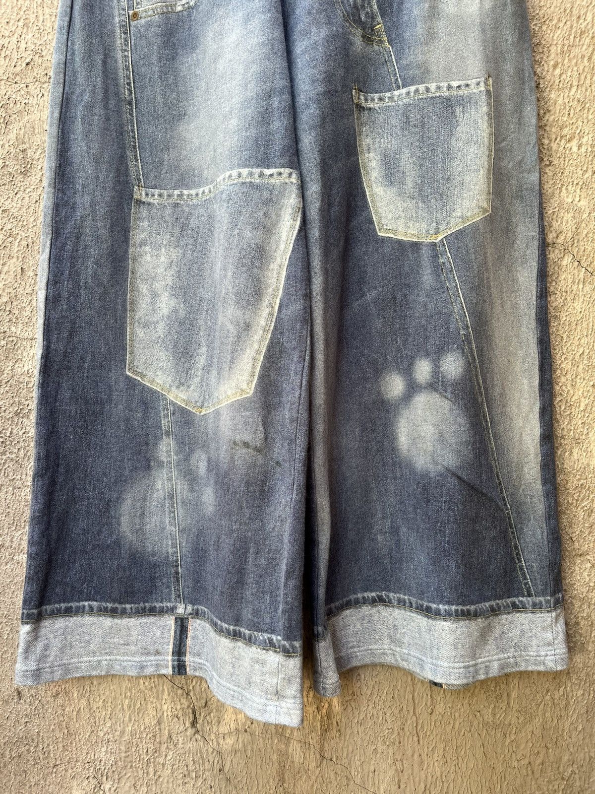 Tsumori Chisato Tsumori chisato Issey miyake wide pants Denim Print Size 26" / US 2 / IT 38 - 5 Thumbnail