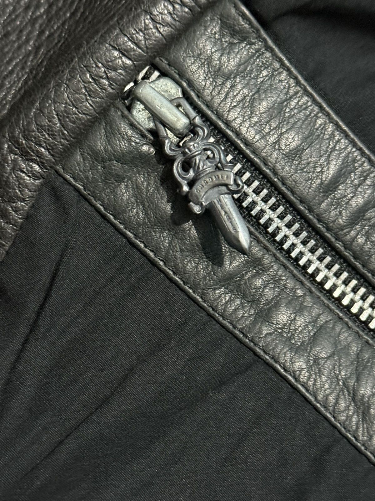Chrome Hearts RARE 1 of 1 Vintage Chrome Hearts Leather Cross Star Jacket Size US M / EU 48-50 / 2 - 21 Thumbnail