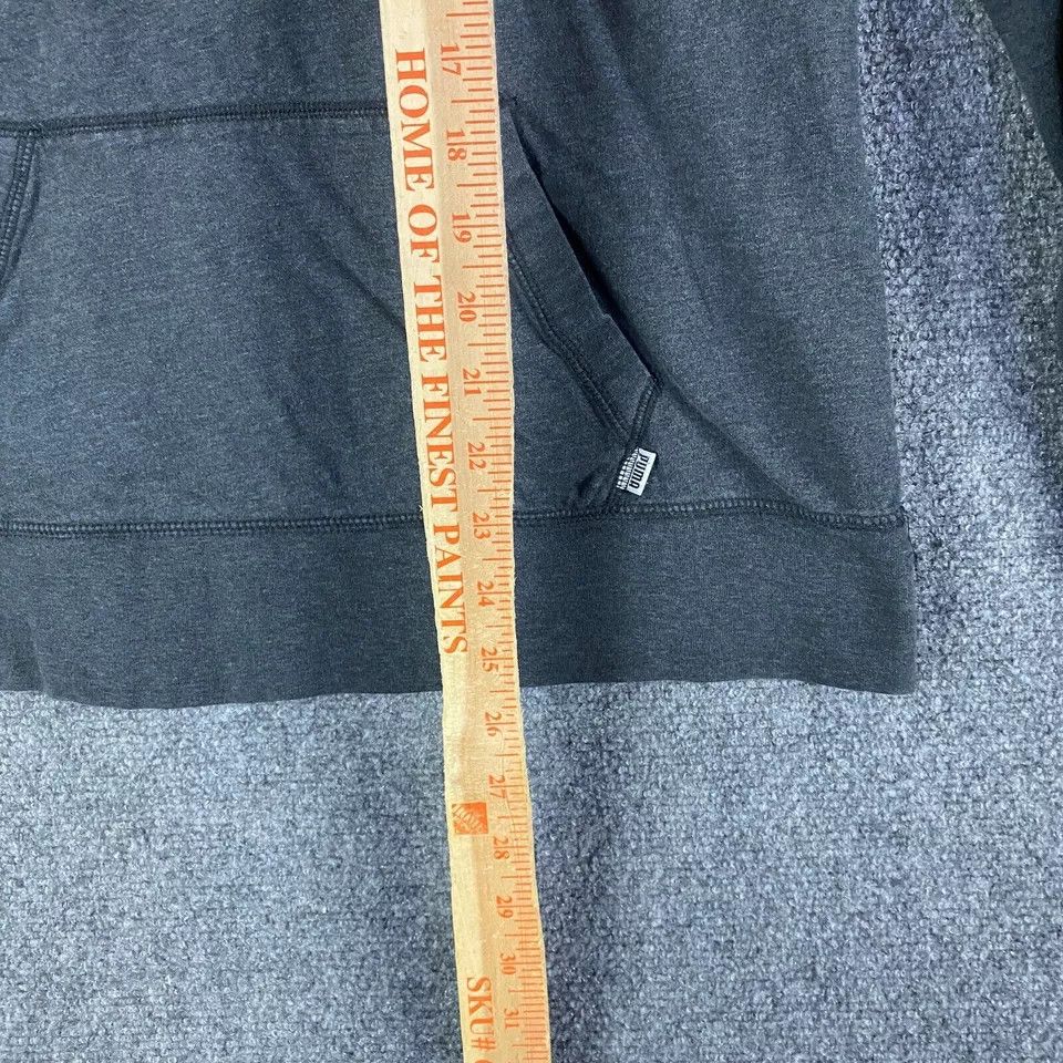 Puma Puma Hoodie Women's XL Gray Henley Pullover Drawstring Size XL / US 12-14 / IT 48-50 - 6 Thumbnail