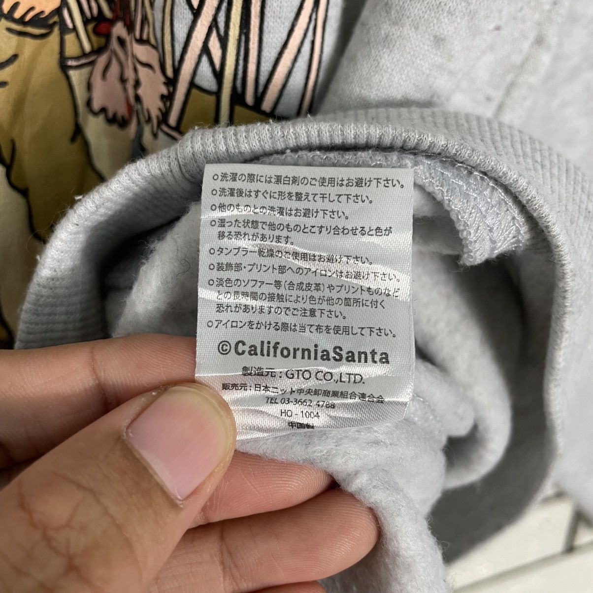 Japanese Brand California Santa Big Print Hoodie Size US M / EU 48-50 / 2 - 18 Thumbnail