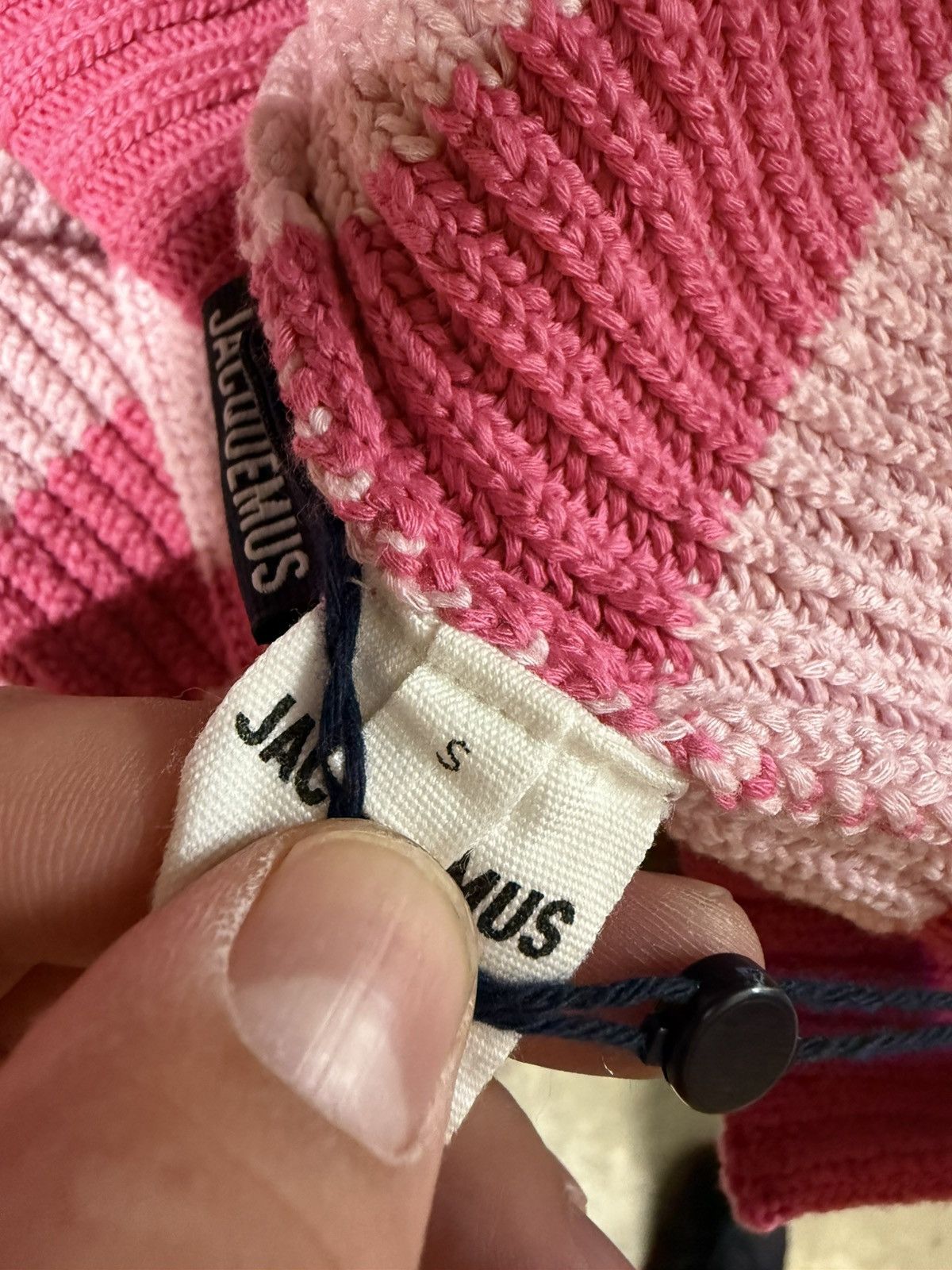 Jacquemus Jacquemus Long Sleeved Jumper Pink Ribbed Sweater Size US S / EU 44-46 / 1 - 3 Thumbnail