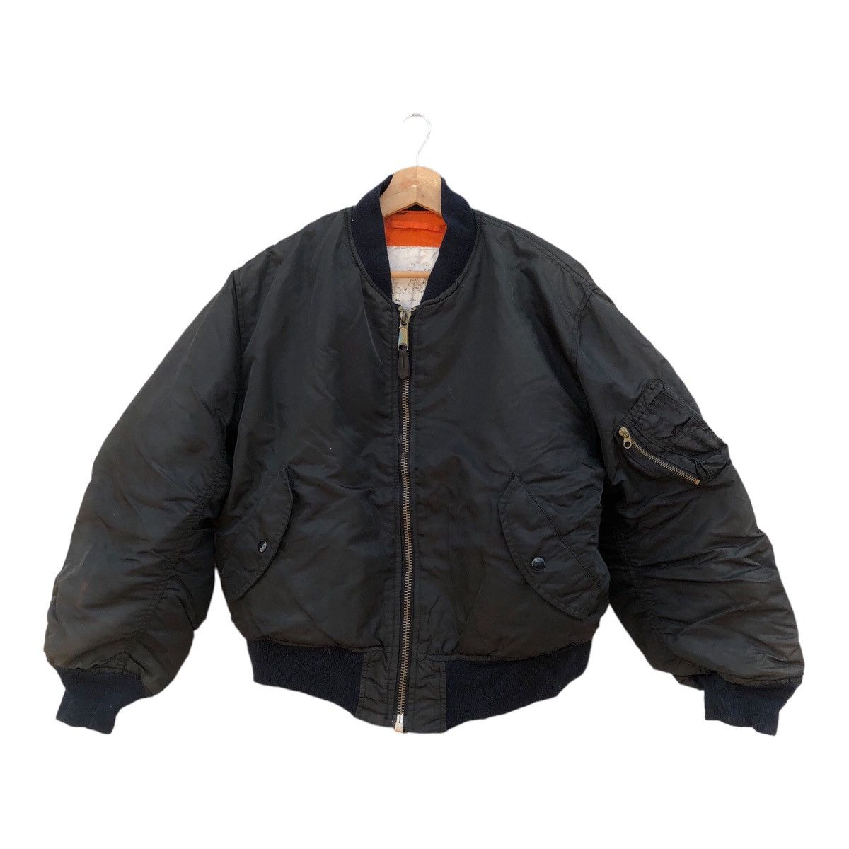 Other Bomber Jacket Flying Ma 1 Black Color Size US L / EU 52-54 / 3 - 1 Thumbnail