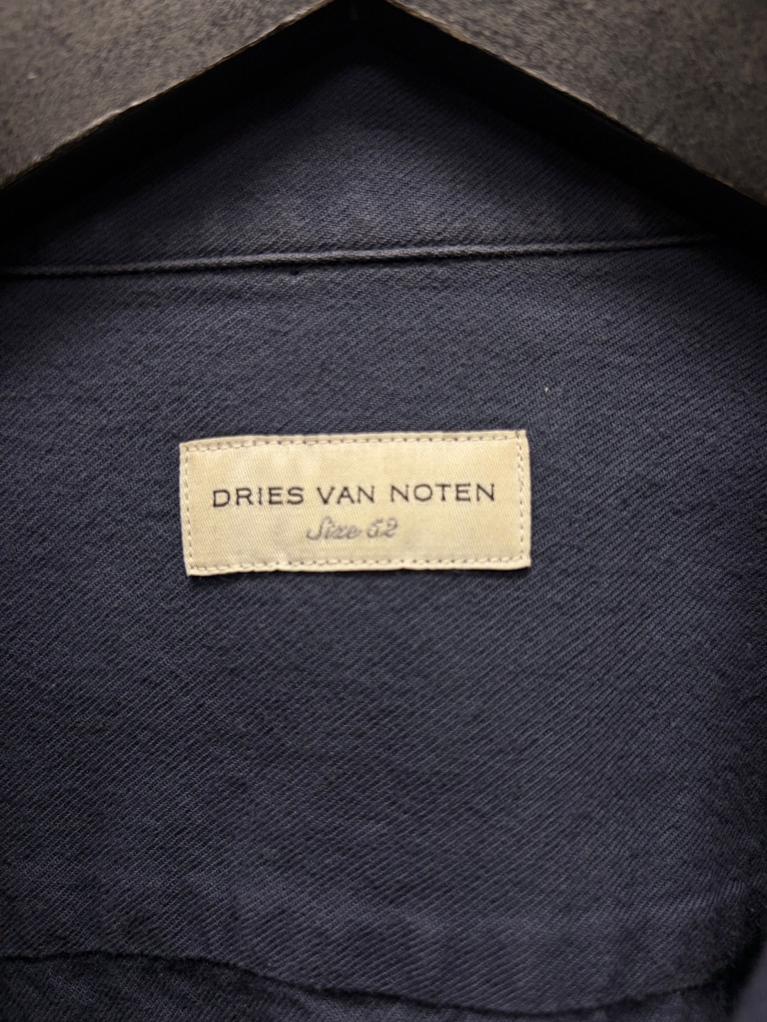 Dries Van Noten Dries Van Noten Uniform Blue Military Epaulette Button Up Shirt Size US L / EU 52-54 / 3 - 4 Thumbnail