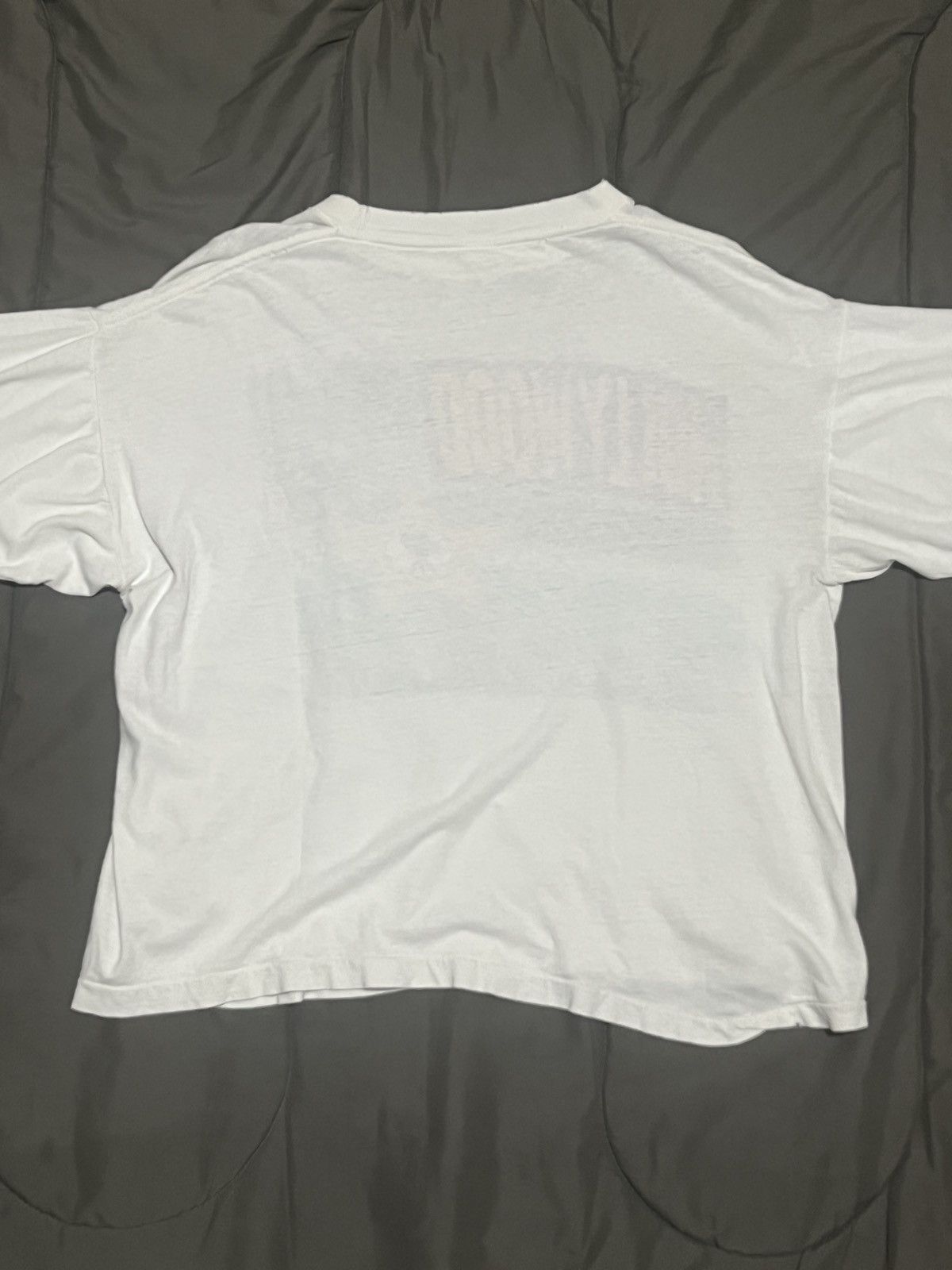 Vintage 90s Vintage White Hollywood Tee Size US M / EU 48-50 / 2 - 5 Thumbnail