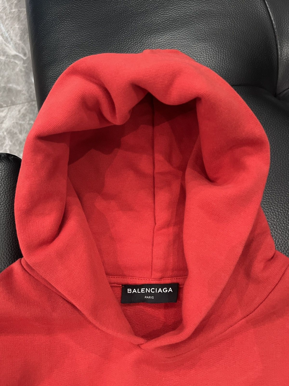 Balenciaga Balenciaga by Demna 2017 Wave Logo Hoodie Size US XXS / EU 40 - 6 Thumbnail