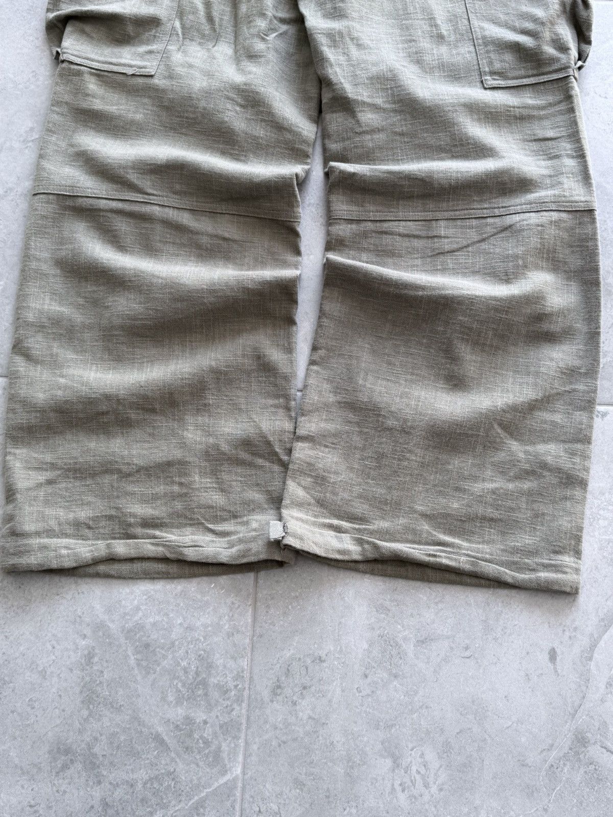 Cherry LA Cherry LA Linen Baggy Cargo Pants Size US 34 / EU 50 - 8 Thumbnail