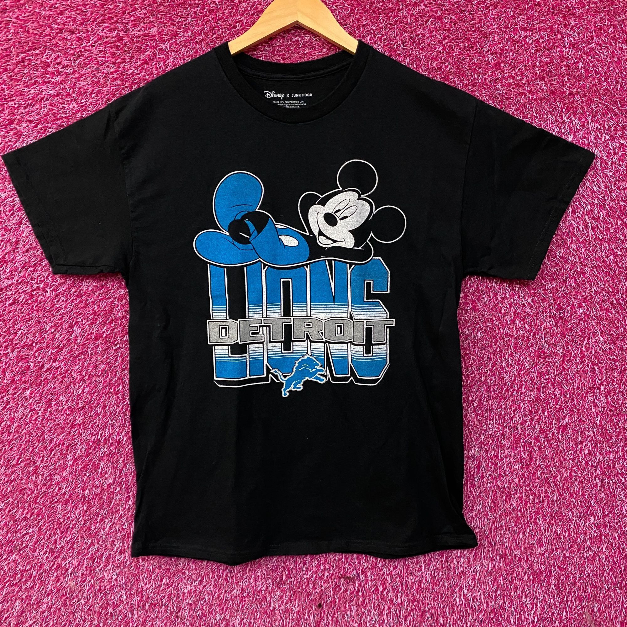 Junk Food Disney x Junk Food NFL Detroit Lions Mickey Mouse Kick Back Size US M / EU 48-50 / 2 - 1 Thumbnail