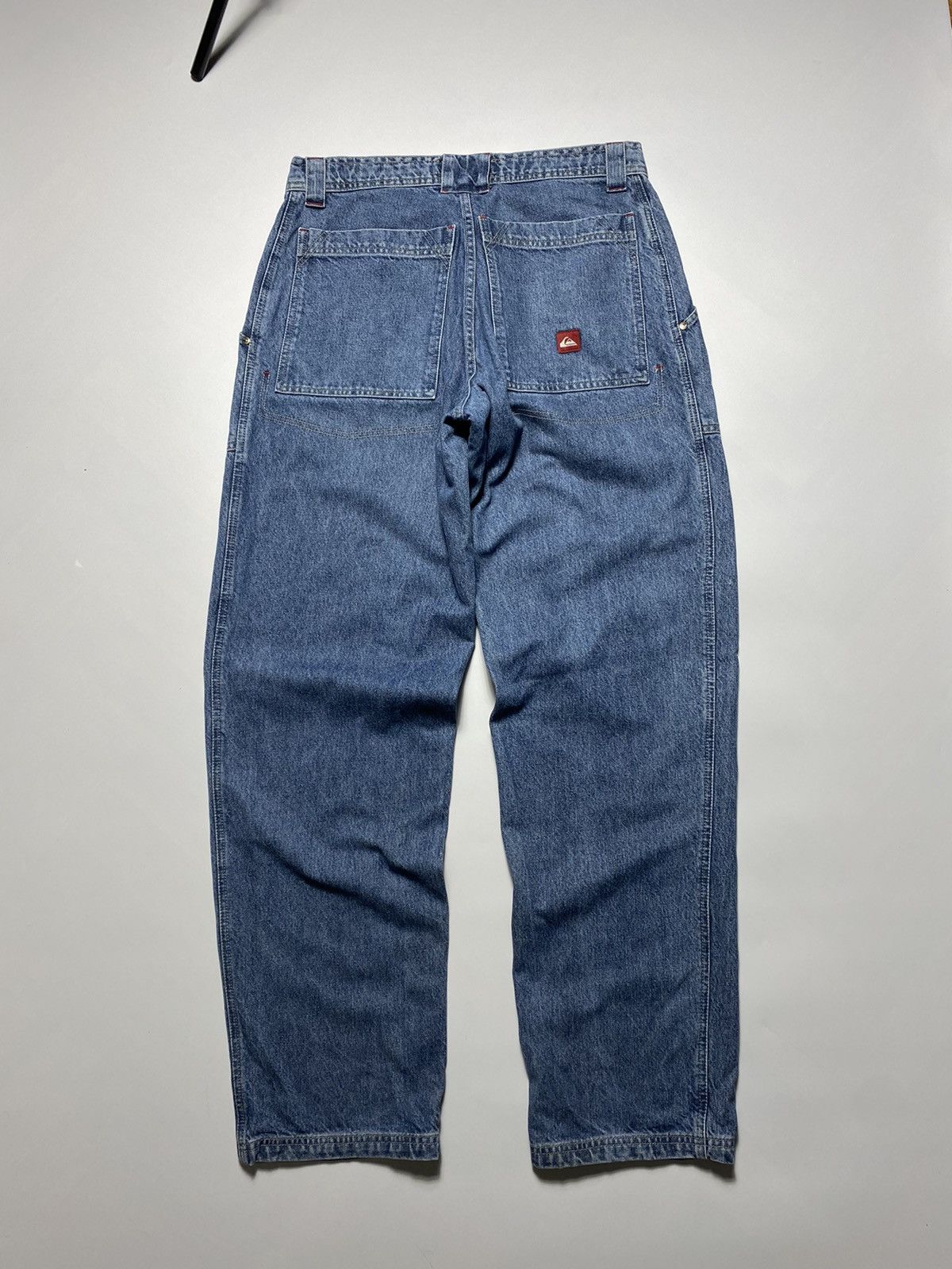 Vintage Quicksilver baggy rap oversized prison denim jeans