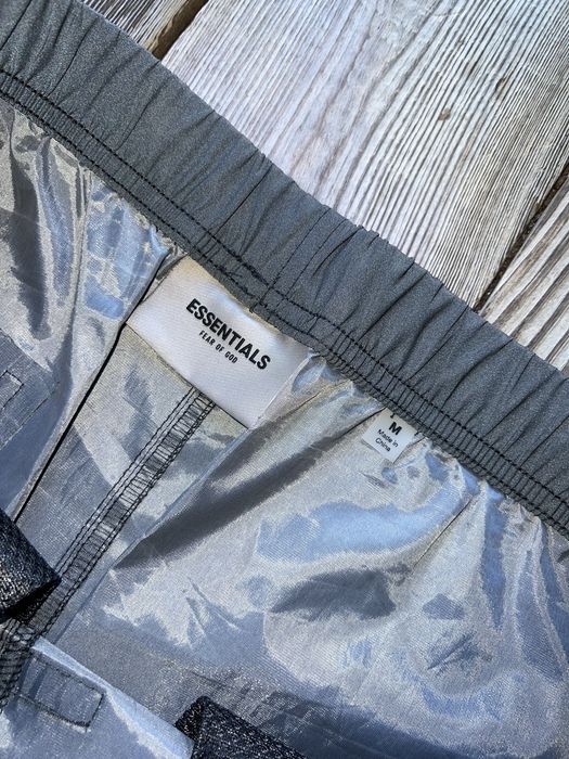 Fear of God Fear Of God Essentials Black Reflective Track Pants Grailed
