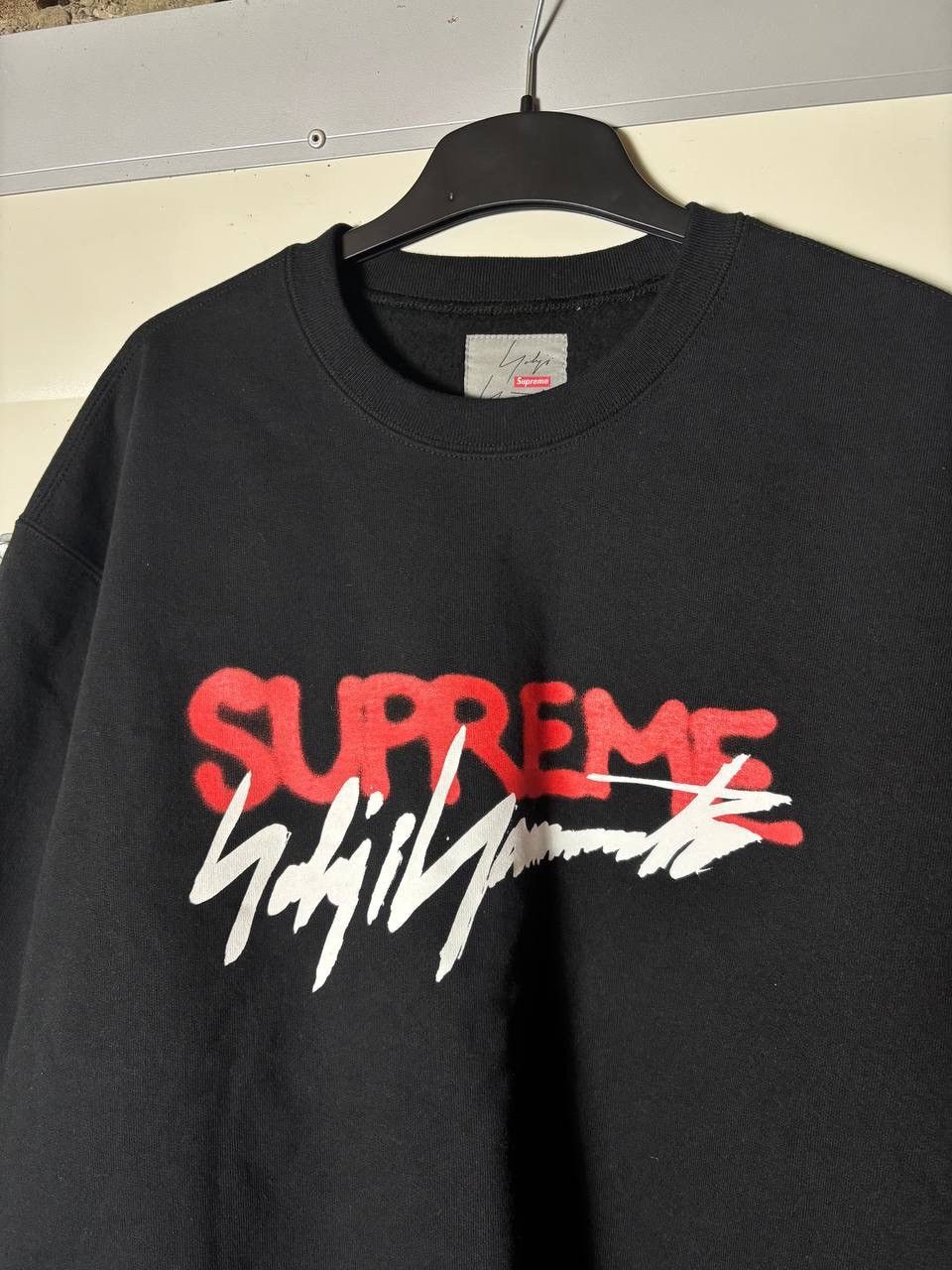 Supreme Yohji Yamamoto Crewneck Black | Grailed