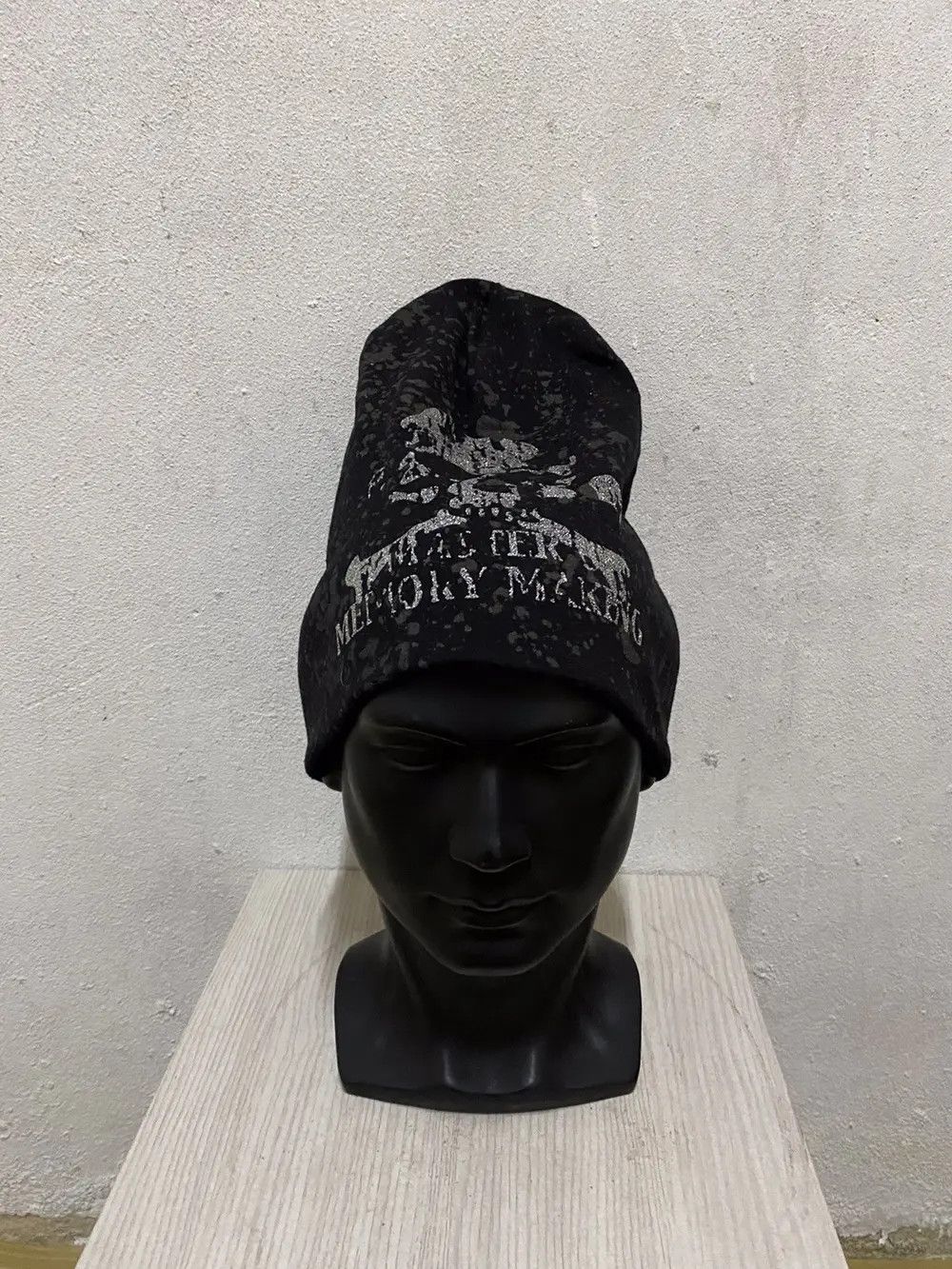 Vintage Japanese Brand Skulls Big Logo Beanie Hat Size ONE SIZE - 3 Thumbnail
