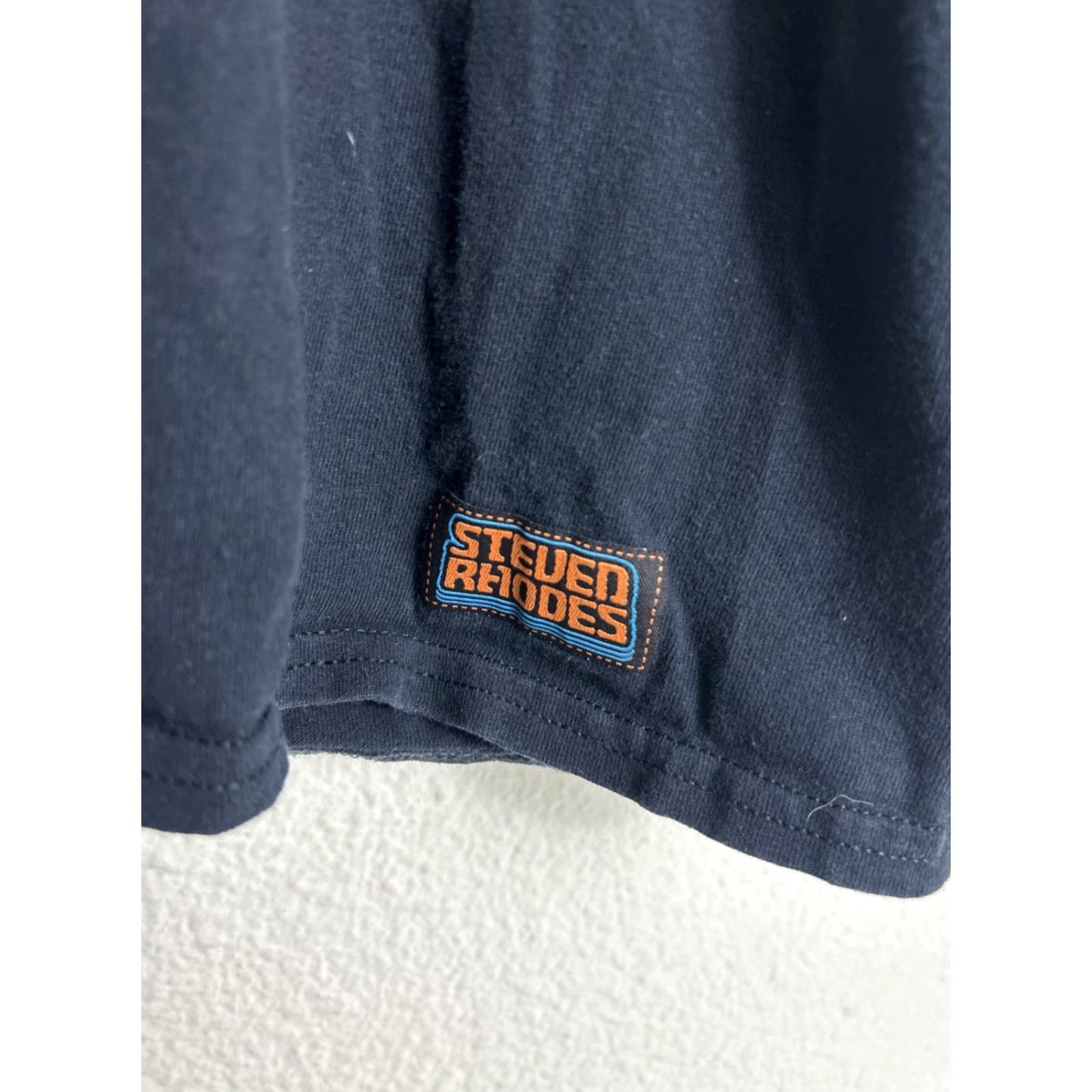 RHODE VINTAGE Steven Rhodes Shirt Womens Large Black How To Exit Your Body Short Sleeves Size L / US 10 / IT 46 - 7 Thumbnail