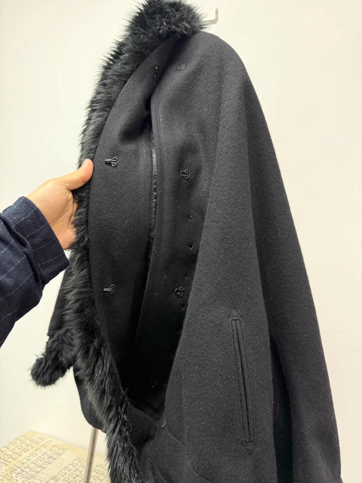Yohji Yamamoto yohji yamamoto y's Fur Collar Cape Coat K20 Size US M / EU 48-50 / 2 - 4 Thumbnail