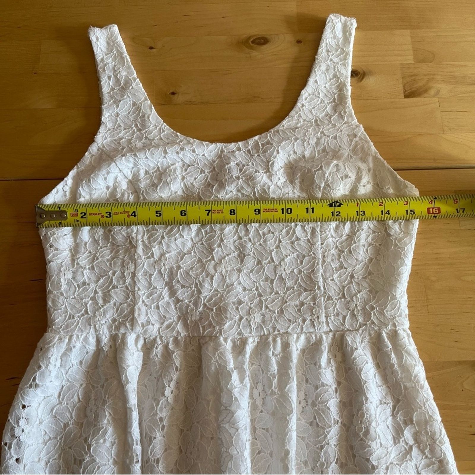 Other Lush NWT White Lace Sleeveless Tank Dress Women’s Size M Size M / US 6-8 / IT 42-44 - 6 Thumbnail