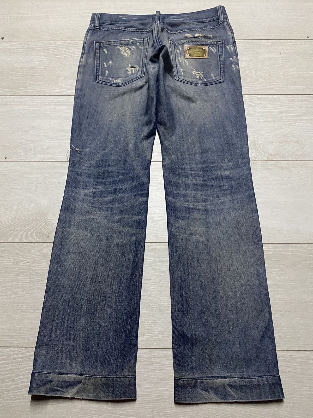 Dolce & Gabbana Vintage Dolce & Gabbana Distressed Distressed Skinny Jeans Size US 30 / EU 46 - 2 Thumbnail