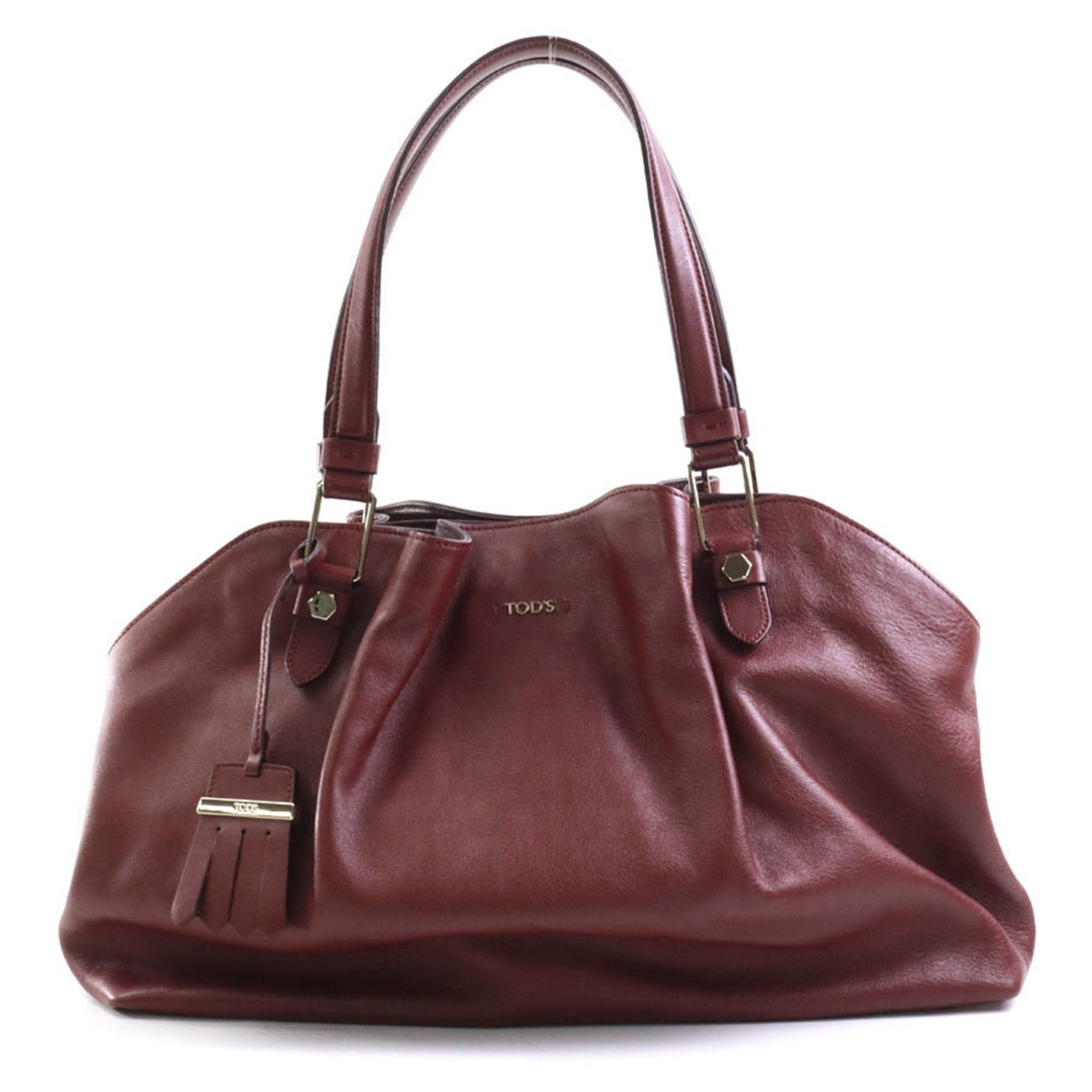image of Tods Tod's Handbag Leather Burgundy Women's E58604A