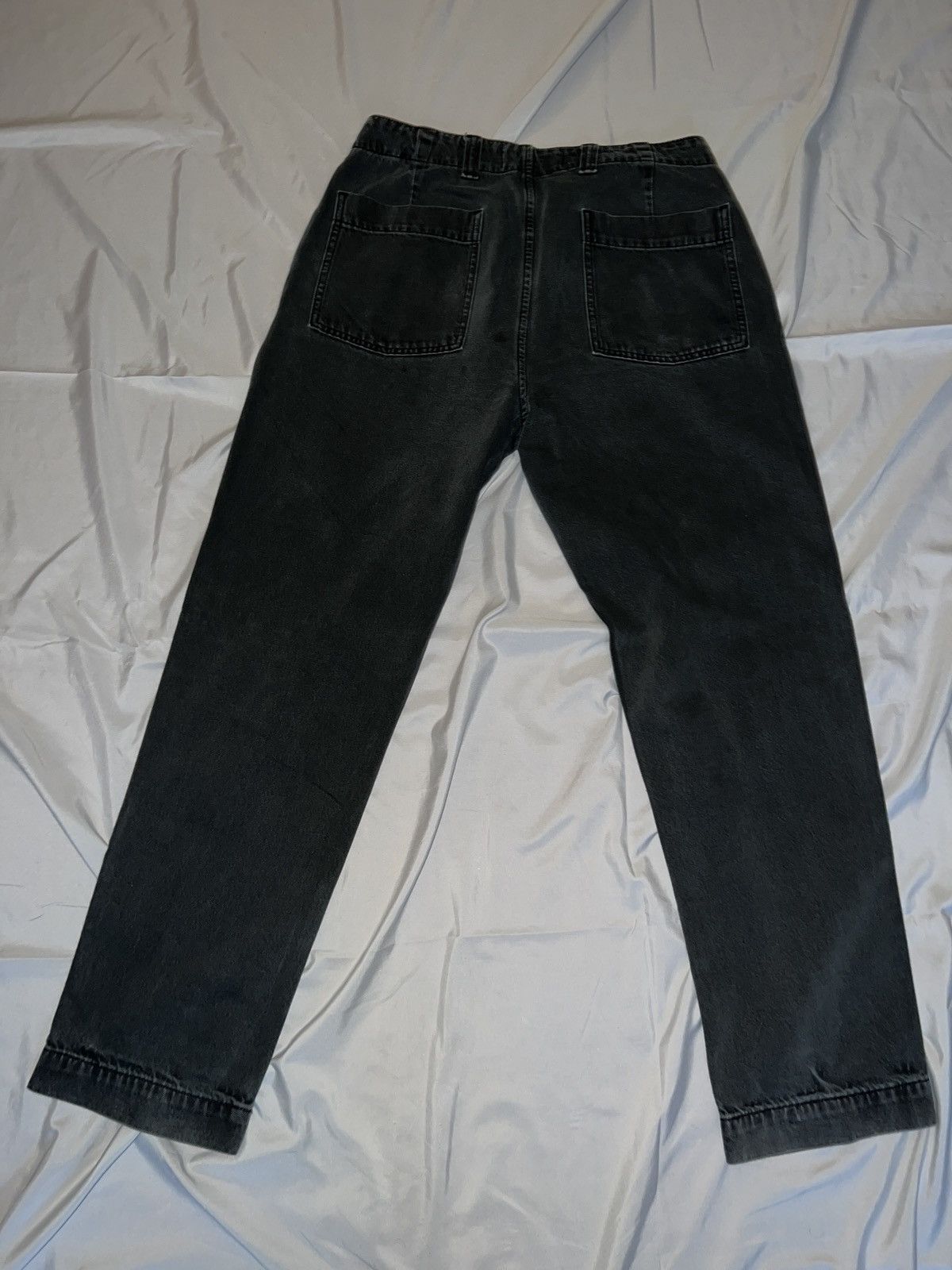 Abercrombie & Fitch A&F Loose Black Wash Jean Size US 31 - 4 Thumbnail