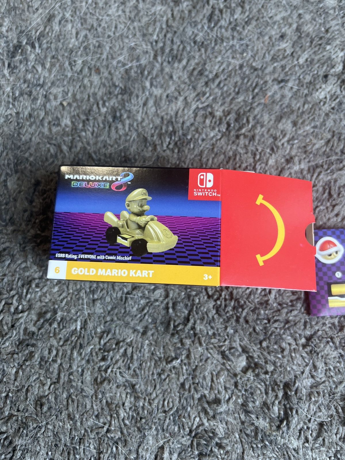 Nintendo 2024 McDonald’s Nintendo Mario Kart 8 Deluxe Gold Mario Kart Size ONE SIZE - 8 Thumbnail