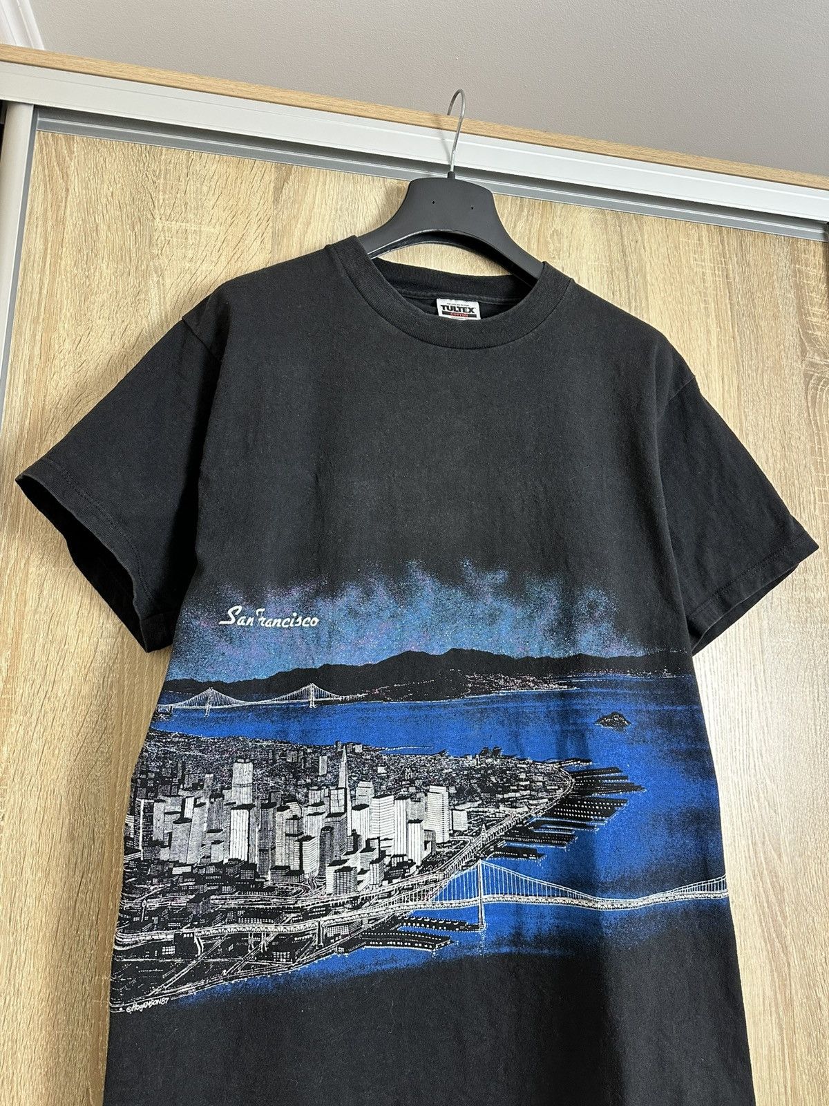 Vintage 🔥 1990 Single Stitch San Francisco Vintage Segal Art T Shirt Size US L / EU 52-54 / 3 - 2 Thumbnail
