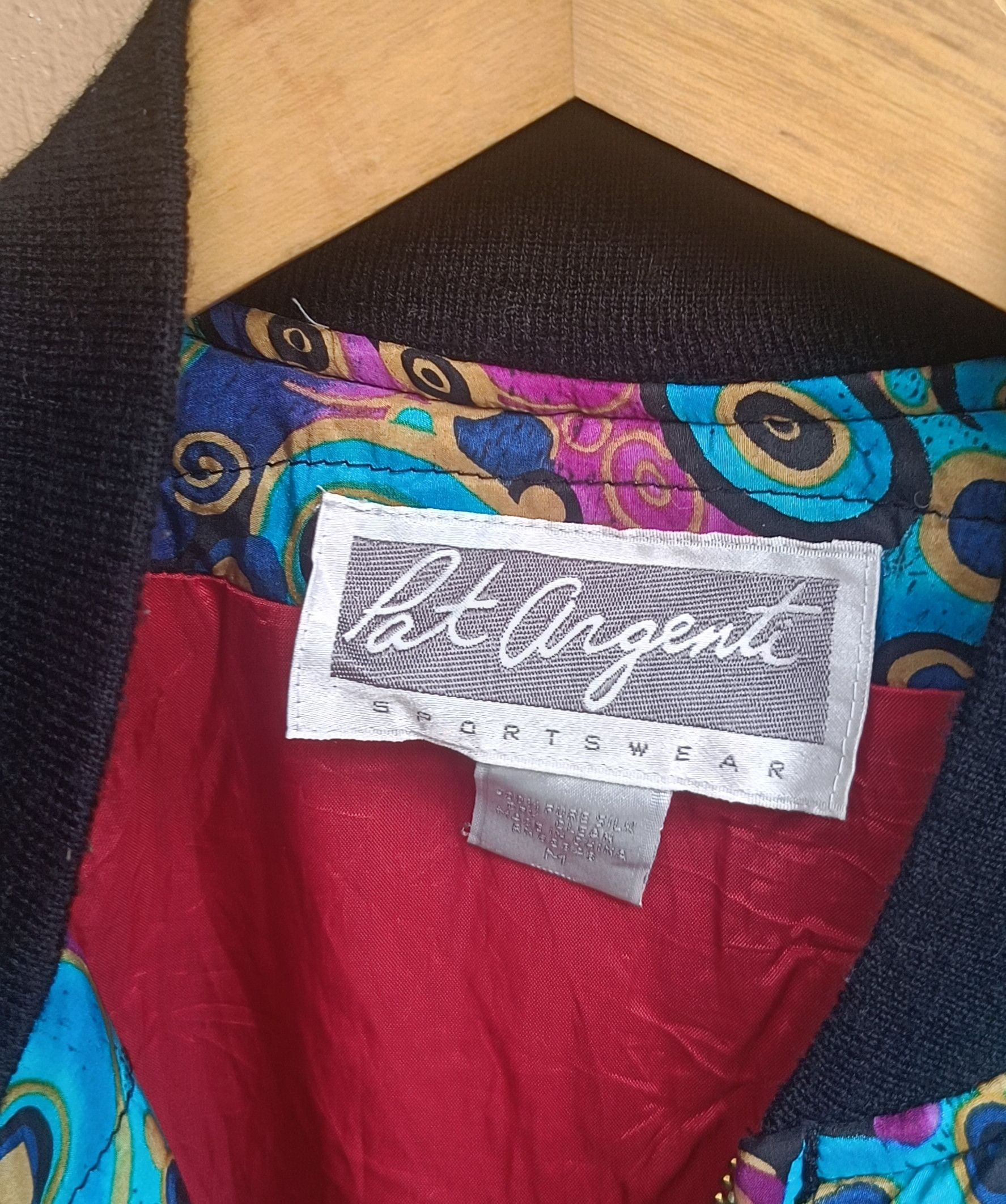 Designer Bomber jacket Pat argenty art color full boxy Size M / US 6-8 / IT 42-44 - 5 Thumbnail