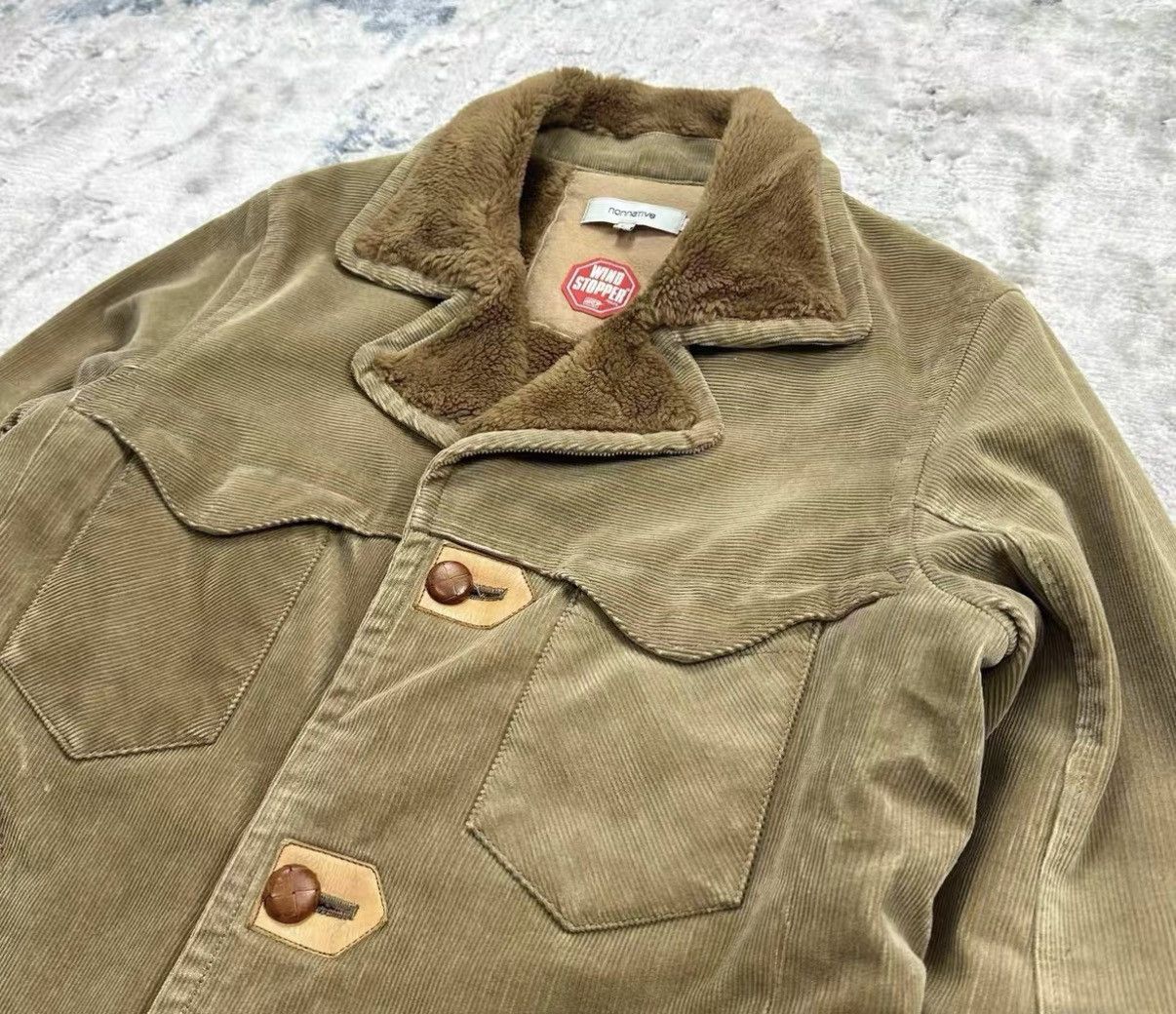 Nonnative NONNATIVE WINDSTOPPER 2L Corduroy Vintage Hunting Jacket J16 Size US XS / EU 42 / 0 - 2 Thumbnail