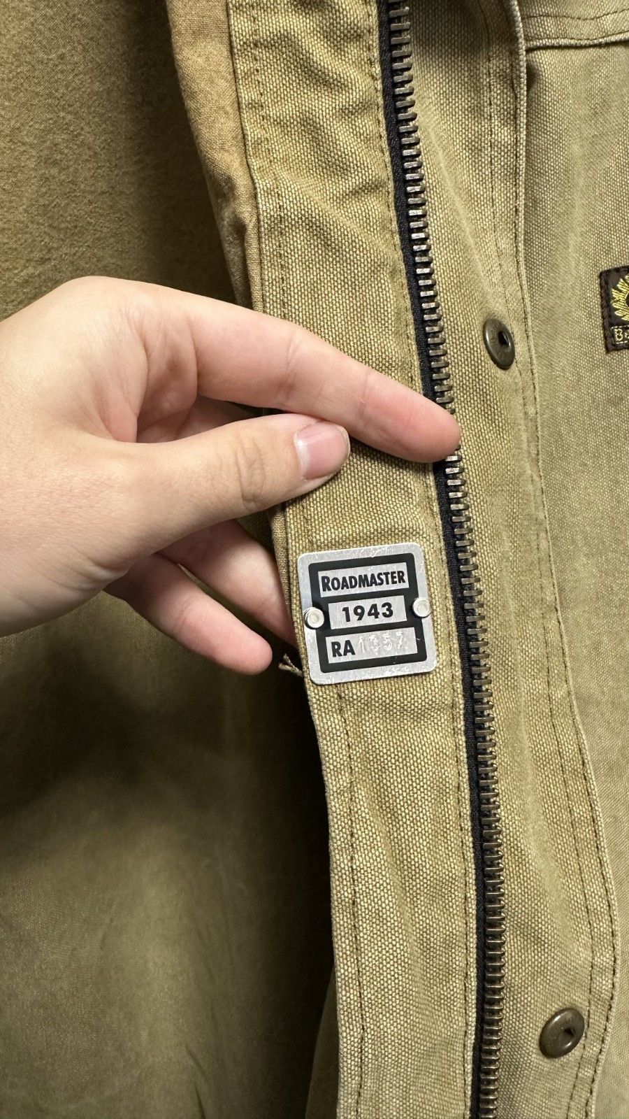 Belstaff Belstaff Men’s Roadmaster Beige Cotton Belted Jacket 1943 Size US L / EU 52-54 / 3 - 15 Thumbnail