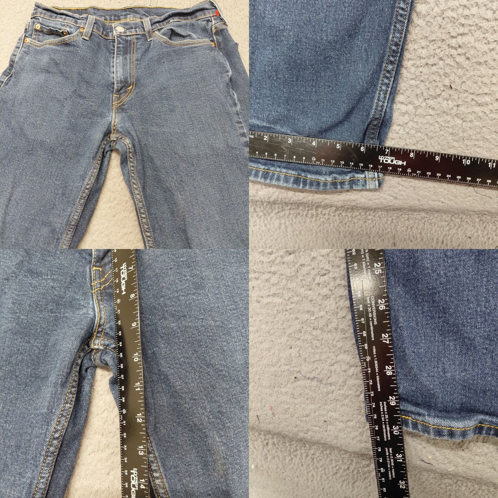 Levi's Levi's 514 Premium Straight Jeans Men's 30x32 Blue Denim Stretch Preppy Shirt Trousers? Size US 30 / EU 46 - 8 Thumbnail