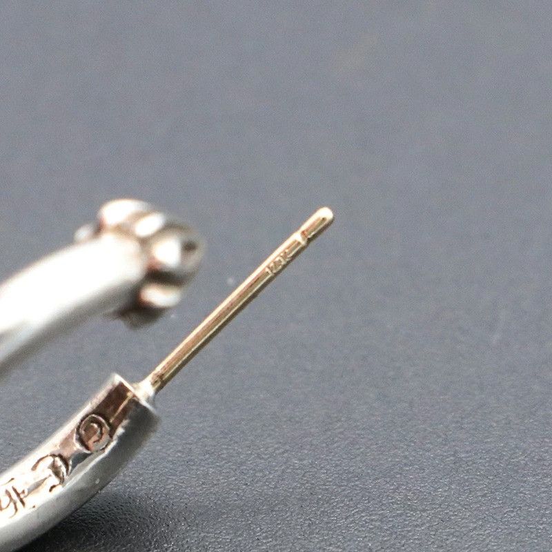 Chrome Hearts Chrome Hearts Plain Hoop Earring Size ONE SIZE - 8 Thumbnail
