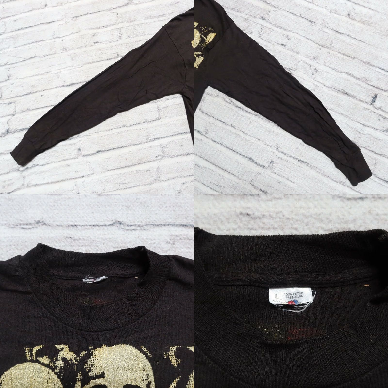 Fruit Of The Loom VINTAGE Grateful Dead Bear Tour Tshirt Men XL Black Size US L / EU 52-54 / 3 - 8 Thumbnail