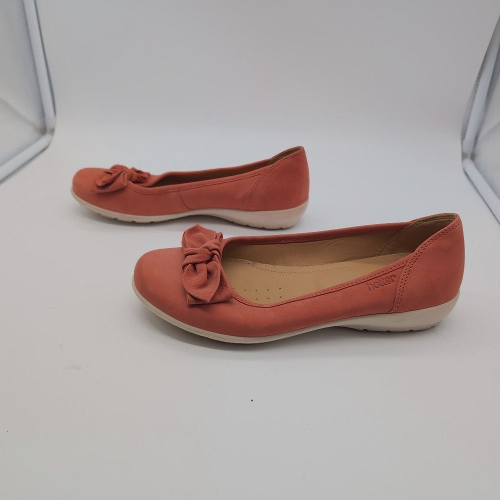 Other Hotter Jewel sz 8 Elegant Women's Bow Flats pink Comfort Co Size US 8 / IT 38 - 5 Thumbnail