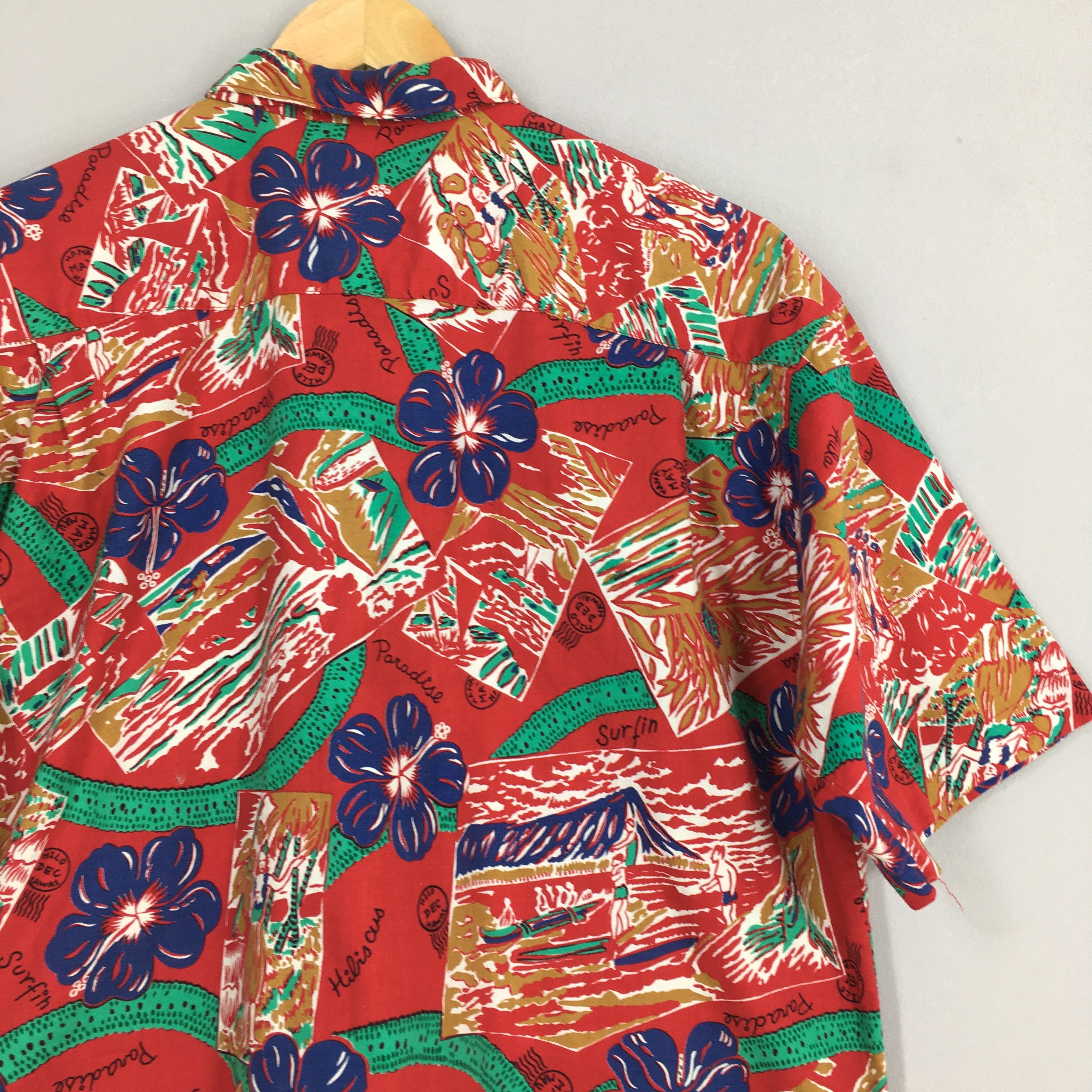 Other Kearney House Hawaiian Hibiscus Tropical Rayon Shirt Medium Size US M / EU 48-50 / 2 - 7 Thumbnail