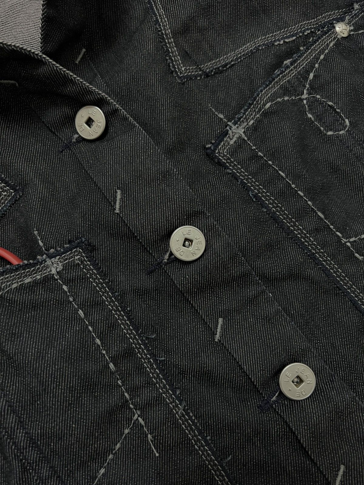 Marithe + Francois Girbaud Vintage Marithe Francois Girbaud Women's Denim Jacket Y2K Size S / US 4 / IT 40 - 6 Thumbnail