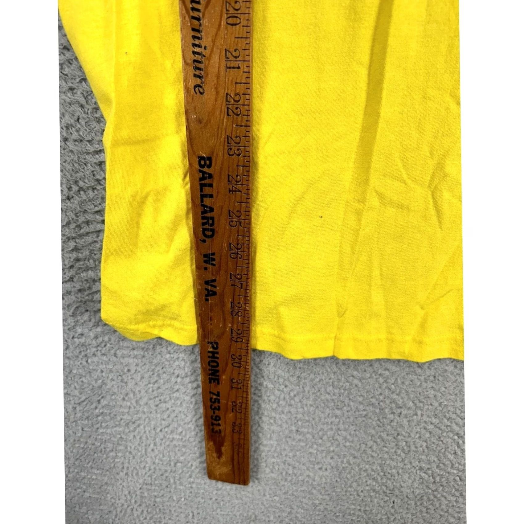 Vintage Roadblock Tank Top Shirt Adult 6XL Big Tall Marshalls Yellow Sleeveless Mens NEW Size US XXL / EU 58 / 5 - 7 Thumbnail