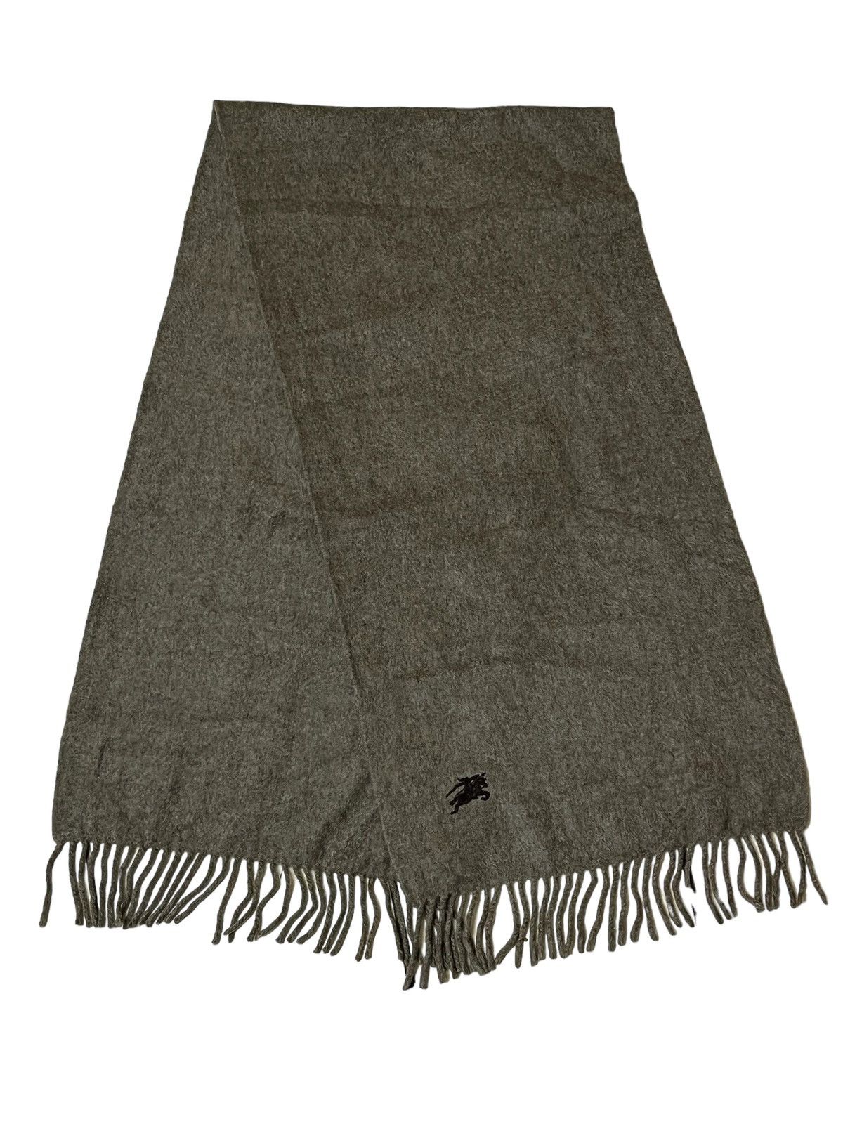 Burberry NICE🔥VINTAGE BURBERRYS PLAIN BROWN CASHMERE MUFLER/SCARF Size ONE SIZE - 3 Thumbnail